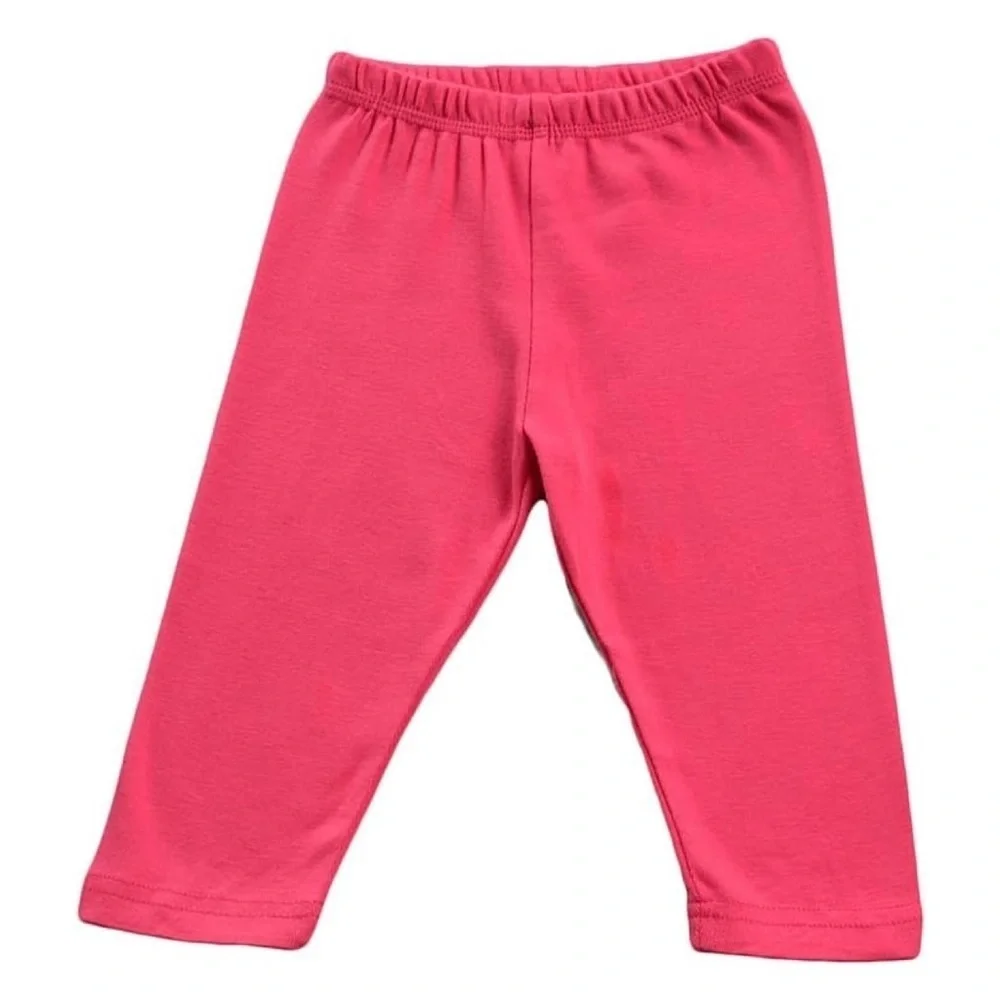 Pink Bottoms with Button Hem Details